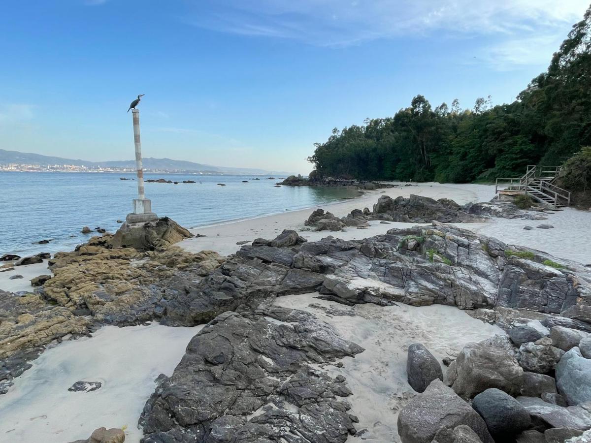 Atico Playa A Xunqueira - Moana, A 15 Min De Vigo Lägenhet Exteriör bild